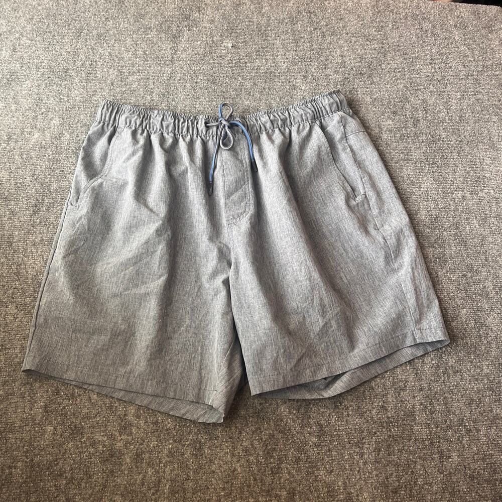 Eddie Bauer Men's XXL Gray Shorts Drawstring Quick Dry Beach